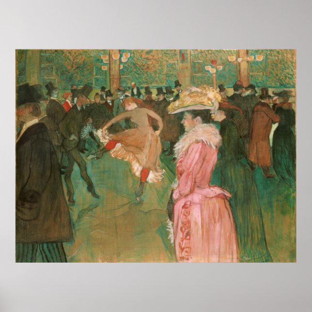 Póster Na Rota: A Dança Toulouse-Lautrec (Frente)