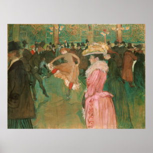 Póster Na rota: Dance Toulouse-Lautrec