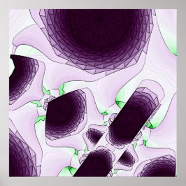Poster Na sombra da cor Violeta