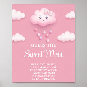 Poster Na Tendência Cloud Nine, Adivinha O Jogo Doce Mess