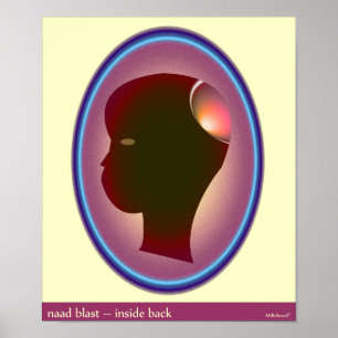 Póster naad blast — dentro back