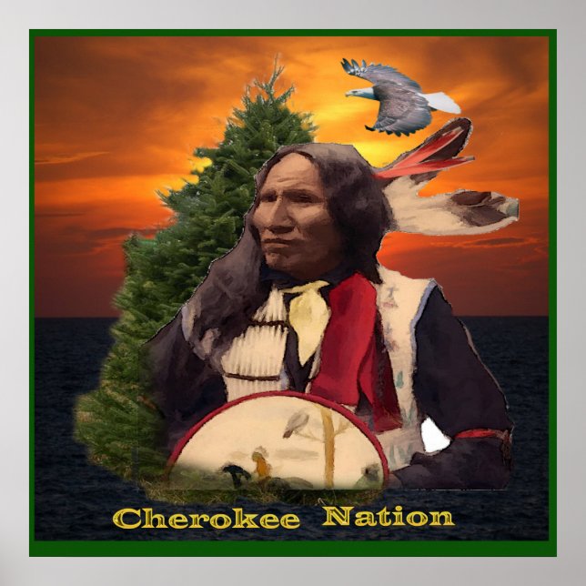 Póster Nação Cherokee (Frente)