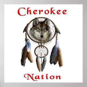Poster nação cherokee
