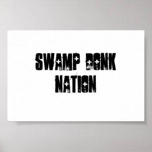 Poster Nação de Donk do pântano