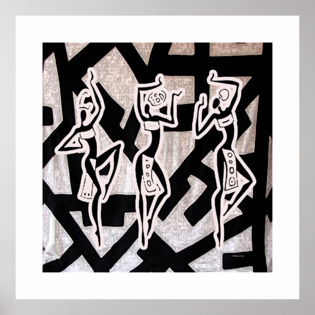 Póster Nação De Ritmo Africano Sob O Piso (Frente)