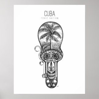 Poster Nação Tóxica de Cuba