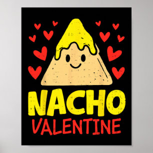 Poster Nacho do Dia dos Namorados Comida Divertida Dia do