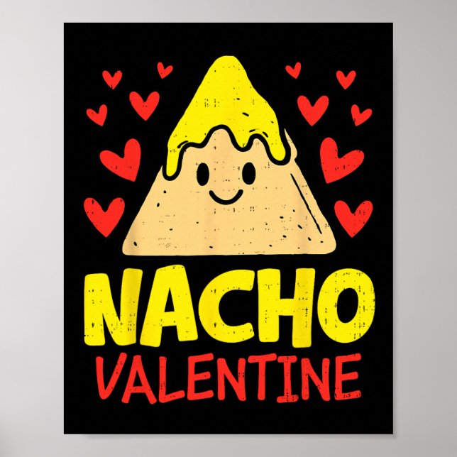 Poster Nacho do Dia dos Namorados Comida Divertida Dia do (Frente)