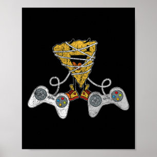 Poster Nacho Gaming Cinco De Mayo Divertido Controle De V