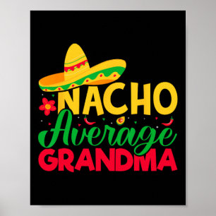 Poster Nacho Lover Grandma - Nacho Média Cinco Vovó