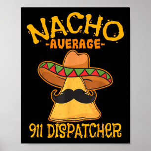 Poster Nacho Média 911 Dispatcher Mexicano Messenger Cin