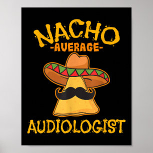 Poster Nacho Média Audiologista Cinco De Mayo Fiesta