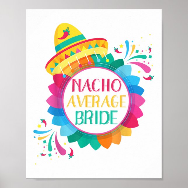 Poster Nacho Média de Camisa de Camisa Cinco de Mayo Casa (Frente)