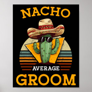 Poster Nacho Média de Casamento de Groom Divertido Futuro