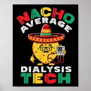 Poster Nacho Média de Diálise Técnica Cinco De Hemodiális