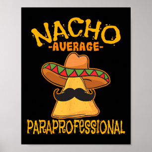 Poster Nacho Média de Professores Paraprofissionais Aides