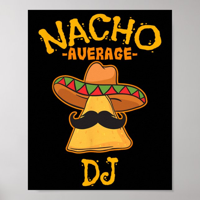 Poster Nacho Média Dj Cinco De Mayo Fiesta Parte Mexicana (Frente)
