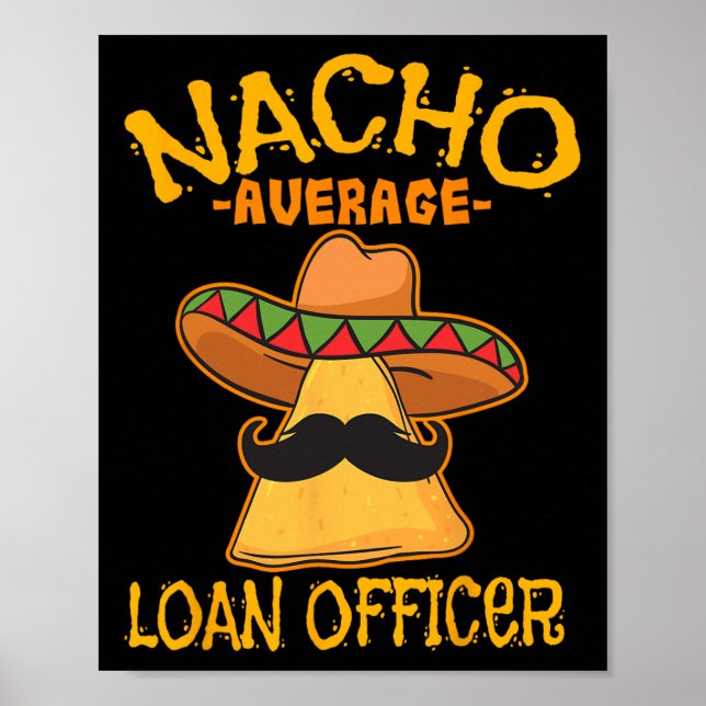 Poster Nacho Média dos Empréstimos Originador Cinco De Ma (Frente)