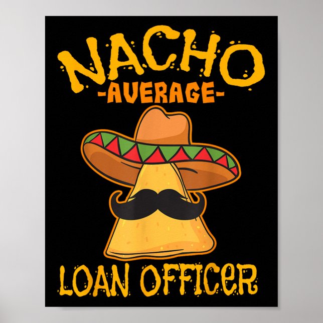 Poster Nacho Média dos Empréstimos Originador Cinco De Ma (Frente)