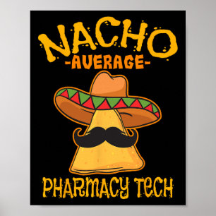 Poster Nacho Média Farmácia Farmacêutica Tech Cinco De Mã