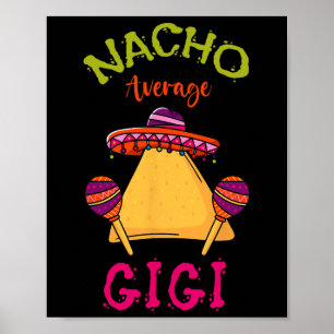 Poster Nacho Média Gigi Mexicano Cinco de Mayo Avó F