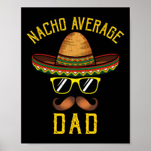 Poster Nacho Média Pai Cinco De Mayo Mexicano Somb