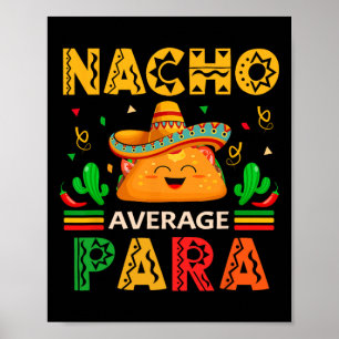 Poster Nacho Média Para Cinco De Mayo Paraprofo Mexicano