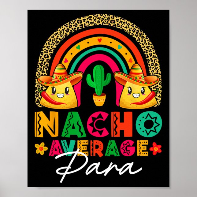 Poster Nacho Média Para Sombrero Hat Mexicano Fiesta Cin (Frente)