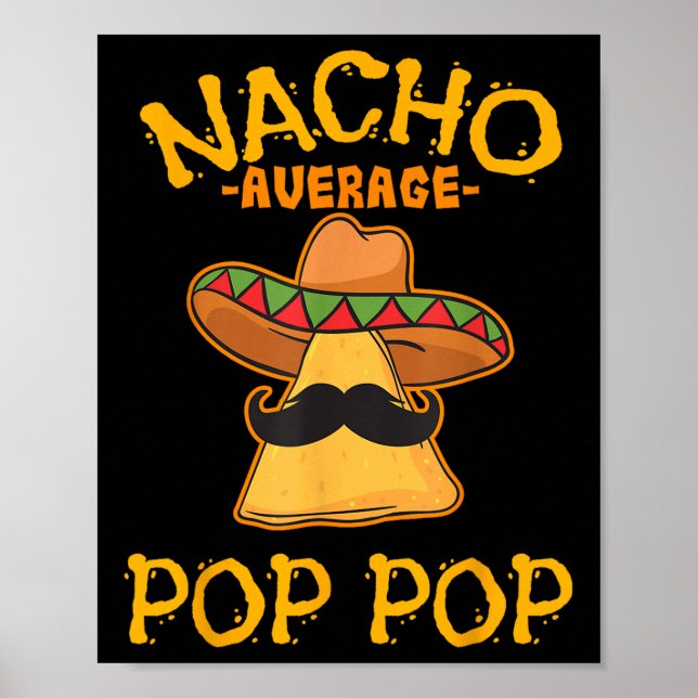 Poster Nacho Média Pop Pop mexicana Vovô Cin (Frente)