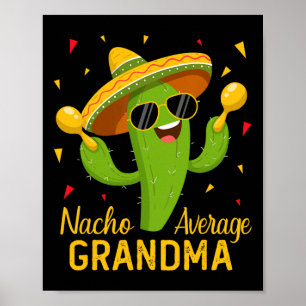 Poster Nacho Média Vovô Cinco de Mayo Fiesta Party