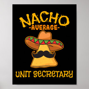 Poster Nacho Médio Secretário da Unidade Mexicana Cinco D