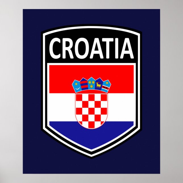 Poster Nacional - Croácia (Frente)