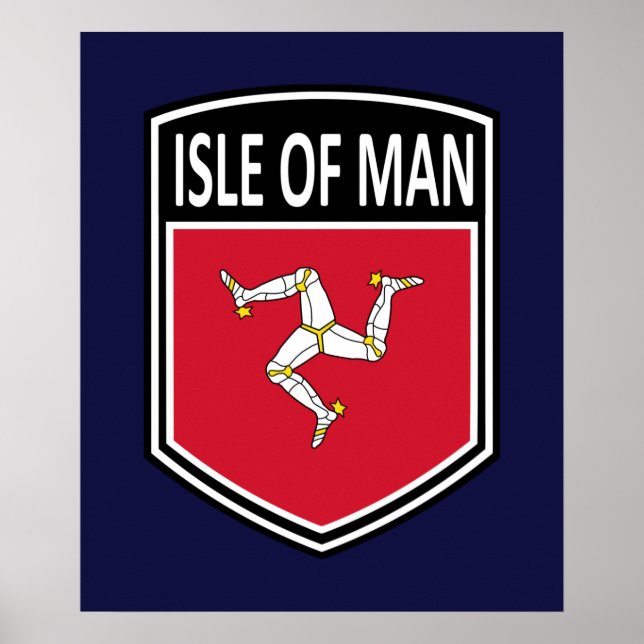 Poster Nacional - Ilha de Man (Frente)
