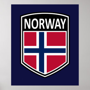 Poster Nacional - Noruega