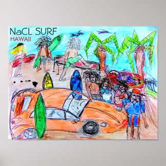 Poster NaCL SURF HAWAII