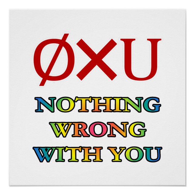 Póster Nada de errado com você (Frente)