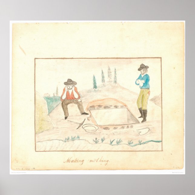 Poster Nada de fazer (1602A) (Frente)