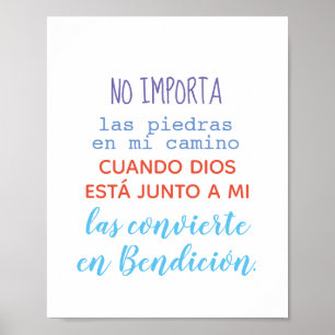 Póster - Nada de "piedras en mi camo..."