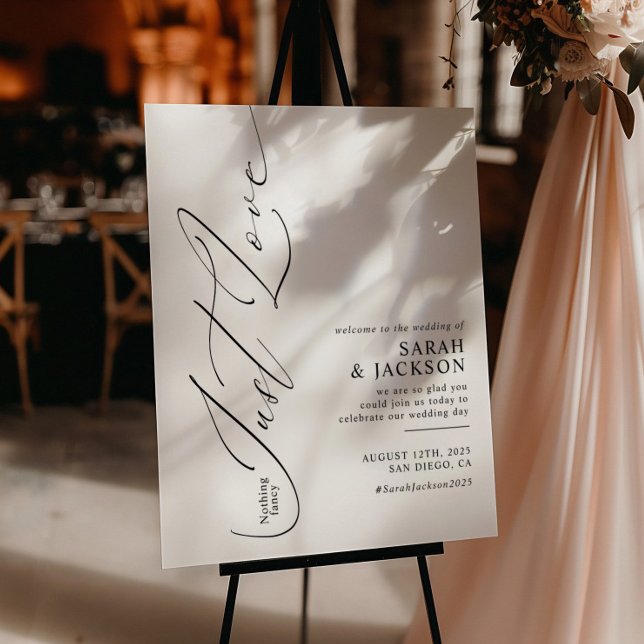 Poster Nada De Rico Adoro O Casamento Moderno Bem-Vindo (Criador carregado)