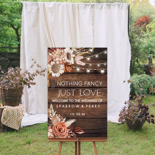 Poster Nada de Rico apenas adoro sinal de boas-vindas (Criador carregado)