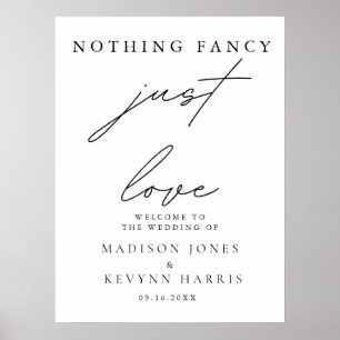 Poster Nada De Rico Apenas Adoro Sinal De Casamento