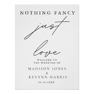 Póster Nada De Rico Apenas Adoro Sinal De Casamento