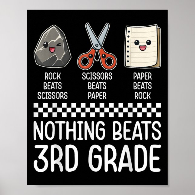 Poster Nada É Engraçado Voltar Para Crianças De Escola (Frente)