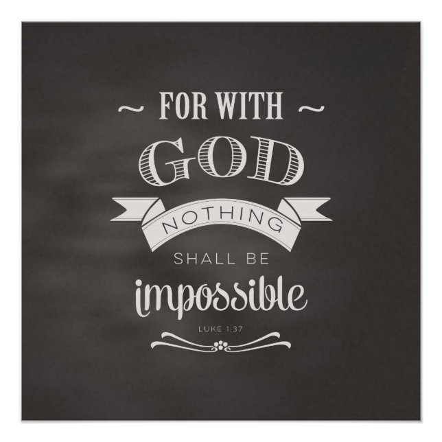 Póster Nada É Impossível (Frente)