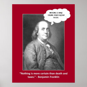 Póster Nada É Mais Tributante Do Que Certa Morte