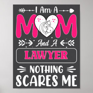 Poster Nada Me Parece Engraçado Citação de Advogada Mãe