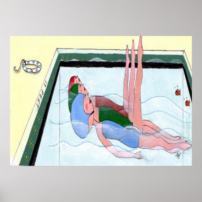 Póster Nadação Sincronizada (Frente)