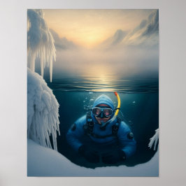 Poster Nadar como os peixes fazem no inverno
