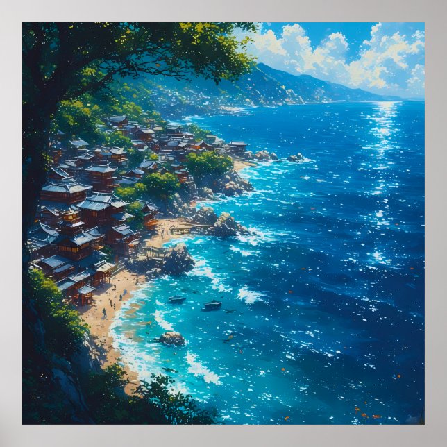 Poster Nagisa no Yume "Sonho da Costa" (Frente)