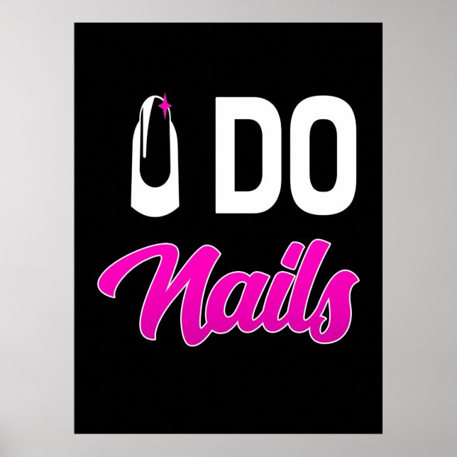Poster Nail Artist Do Unhas (Frente)